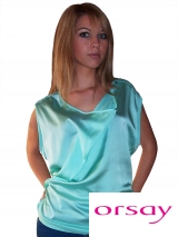 selymes anyagú orsay blúz